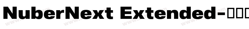 NuberNext Extended字体转换